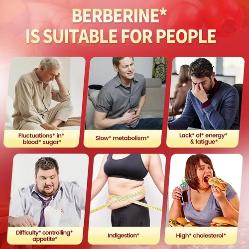 Miniatura 5 de Gotas líquidas de suplemento de Berberina 14 en 1 con canela de Ceilán, 1800mg + tecnología liposomal 30:1 con pimienta de cayena, guanábana, cromo