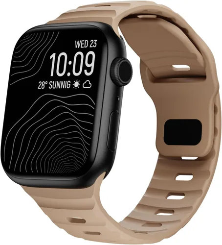 Miniatura 22 de Correa de silicona impermeable compatible con Apple Watch Ultra de 49mm 46mm 45mm 44mm 42mm 41mm 40mm 38mm, bandas deportivas para hombres y mujeres