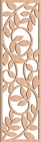 Miniatura 78 de 9 3/8"W x 24 3/8"H x 1/4"T Utica Decorativo Fretwork Madera Paneles de Pared, Abedul