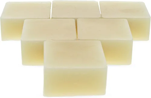 Miniatura 2 de Juego de 6 cera de abeja pura filtrada blanca cuadrada de 2.4 onzas