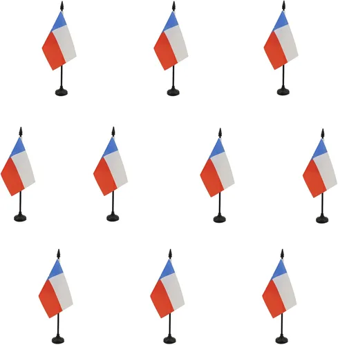 Miniatura 110 de Bandera de mesa de Colorado de 4 x 6 pulgadas, bandera de escritorio del estado de Colorado de EE. UU., 5.9 x 3.9 in, palo y base de plástico negro