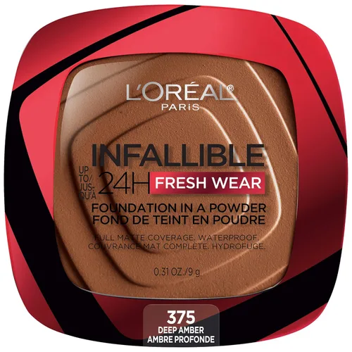 Miniatura 24 de L'Oreal Paris - Maquillaje base en polvo Infallible Fresh Wear, Porcelain 010 (porcelana 010), 0.31 onzas