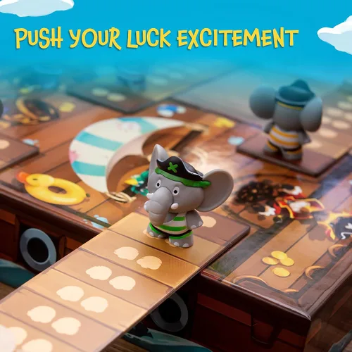 Miniatura 2 de Stomp The Plank - Juego de cerebro pirata suspenso Actividad atractiva para niños y adultos Opción de regalo ideal Diversión familiar