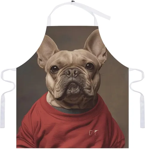 Miniatura 7 de MUSM Apron for Adults - 27.6 X 31.5 Inch, Heavy-Duty Polyester Aprons with Two Large Pockets, Waterproof Wearing Short Sleeves Kitchen Apron for