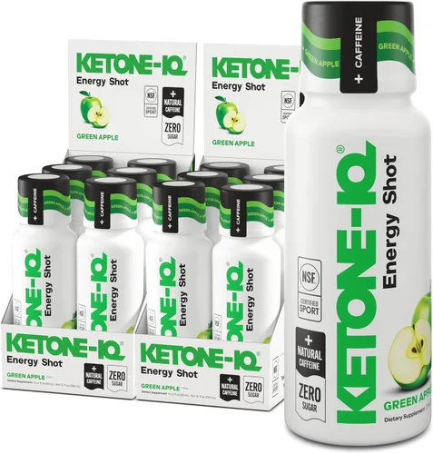 Miniatura 12 de Ketone-IQ Bebidas energéticas de rendimiento con cafeína: energía limpia para concentración y resistencia, 0.18 onzas de cetonas, 100 mg de té verde