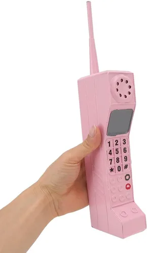 Miniatura 7 de Adorno retro de ladrillo para teléfono celular, modelo retro de teléfono celular, accesorios de fotografía vintage de hierro para escenarios