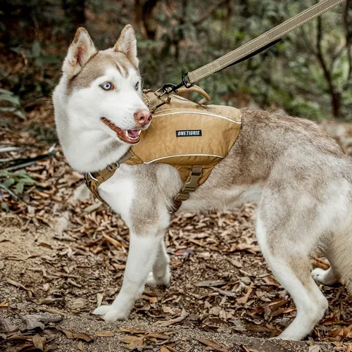 Miniatura 8 de ONETIGRIS CAMLUS - Mochila para perros en forma de Y, sin tirones, con anillas en D, ligera, para senderismo, caza, campamento, viajes