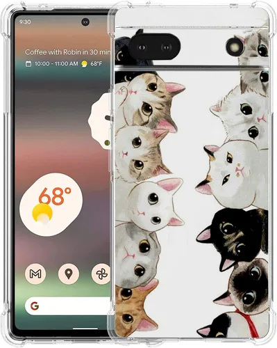 Miniatura 27 de Pixel 6a - Funda protectora de poliuretano termoplástico (TPU) resistente a los arañazos y a prueba de golpes para Google Pixel 6a