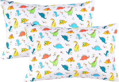Miniatura 2 de Scientific Sleep Animales León, Tigre, Lemur, Camaleón, Elefante, Koala, Tucán Panda, 2 piezas, dibujos animados, fundas de almohada para niños
