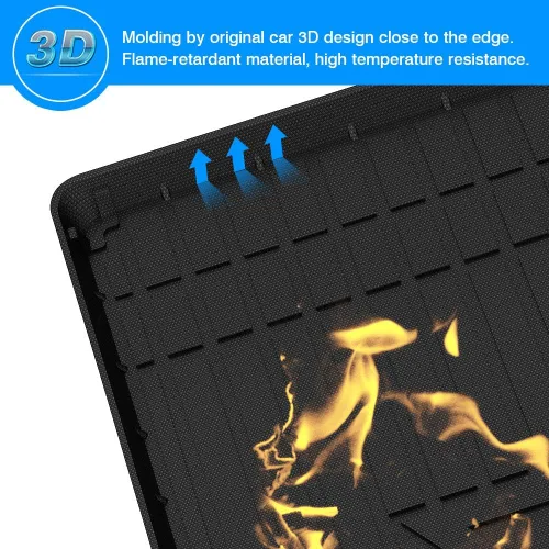 Miniatura 3 de Revestimiento de carga para Audi A4 / S4 2017 2018 2019 2020 2021 2022 2023 2024 Tapete de carga resistente (no para modelos A4 All-Road)