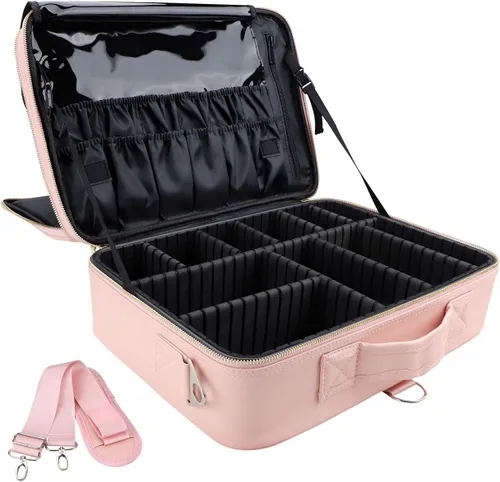 Miniatura 8 de Estuche de maquillaje de viaje JOURMON, Negro, L