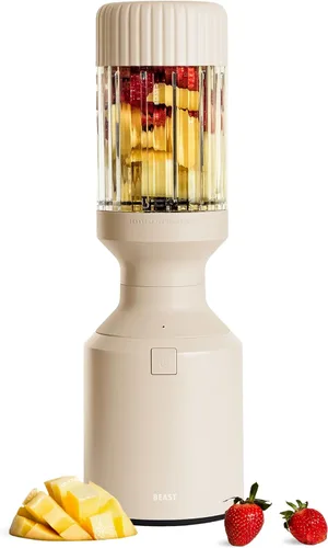 Miniatura 15 de Beast Mega 1200 Acero inoxidable Batidora de encimera de alta calidad Batidos, batidos, salsas, salsas porciones Lg Mezcla hielo + frutas
