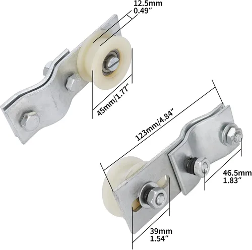 Miniatura 2 de Tensor de cadena de polea con una polea extra para bicicleta motorizada con motor de 2 tiempos de 49 cc a 80 cc