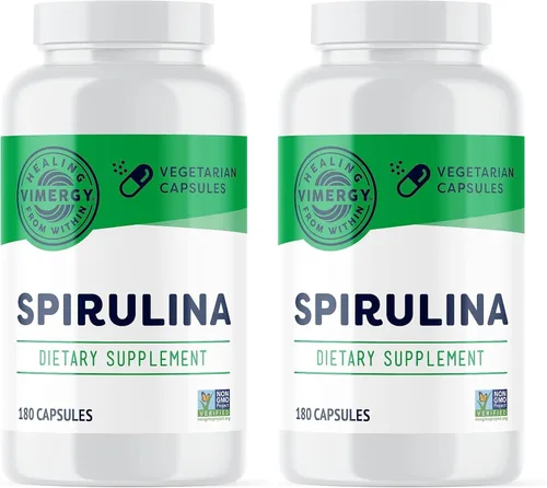 Miniatura 8 de Vimergy Polvo de espirulina, 166 porciones – Tamaño de valor – Polvo de verduras – Superalimento de algas azul-verde ricas en nutrientes