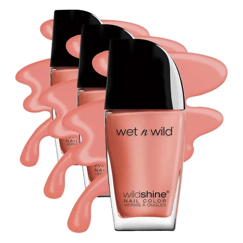 Miniatura 34 de wet n wild Wild Shine Esmalte de uñas, caleidoscopio, capa superior con purpurina, color de uñas