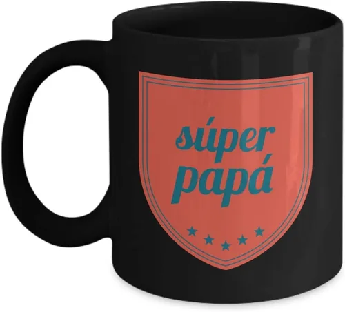 Regalo para Papa Taza de Cafe Padre Vaso, taza café divertidas, tazas personalizadas, taza de café inspiradoras, taza con mensajes positivos., 11onza