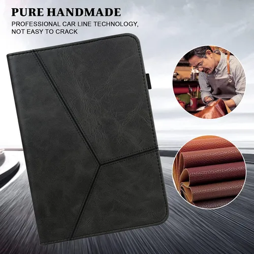 Miniatura 7 de ALILANG Funda para Xiaomi Pad 7/Pad 7 Pro de 11.2 pulgadas 2024 con soporte para bolígrafo y múltiples ángulos de visión, funda de piel sintética