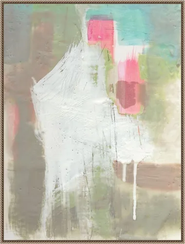 Miniatura 7 de Amanti Art Framed Canvas Wall Art 24x18 Retro Splash II by Jennifer Goldberger, Framed Wall Art Canvas, Abstract Artwork, Country Rustic Decor