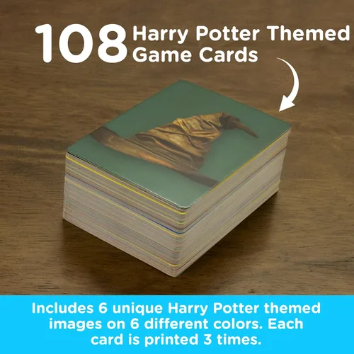 Miniatura 4 de AQUARIUS Juego de cartas maestras de memoria de Harry Potter, divertido juego de fiesta familiar para niños, adolescentes y adultos, regalo