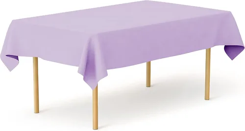 Miniatura 40 de Pomp Mantel Premium de Poliéster de 60" x 84" en Color Amarillo Plátano Tela Fácil de Cuidar, Resistente a Arrugas y Manchas Para Mesa Banana