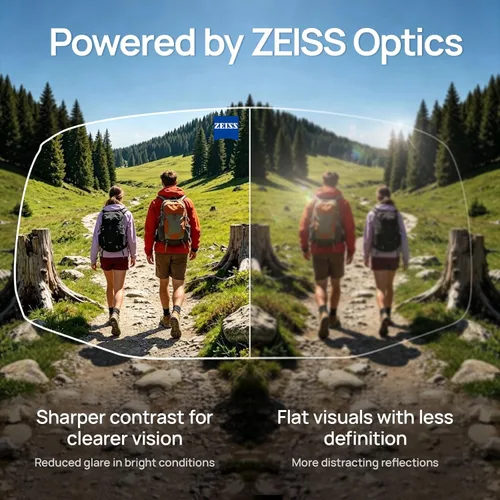 Miniatura 3 de Ranger AI - Lentes de cámara deportiva con lente Zeiss, cámara de 16 MP, grabación de video 3K, captura de fotos 4K, FOV de 120° con estabilización