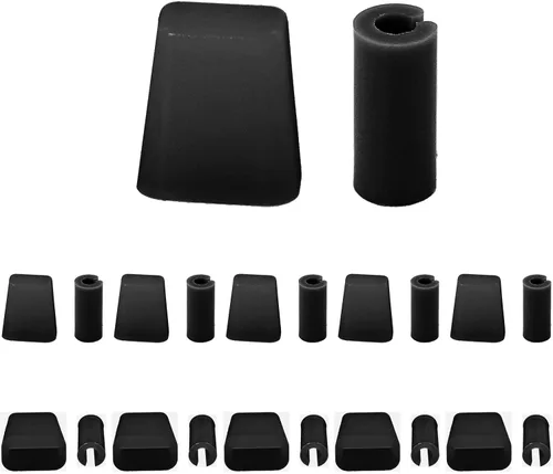 Miniatura 7 de Waziaqoc 40 piezas de patas protectoras de goma para fregadero de cocina, patas de rejilla para fregadero de cocina, piezas de repuesto