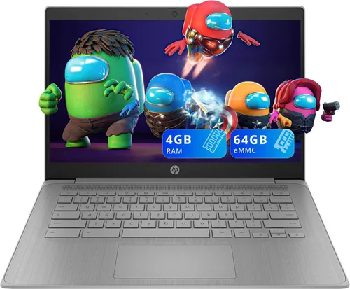 Miniatura 7 de HP Chromebook IPS HD 2023 de 14 pulgadas, procesador Intel de hasta 3.10 GHz, 8 GB de RAM, SSD de 128 GB, gráficos Intel 4K, WiFi súper rápido de 6ª