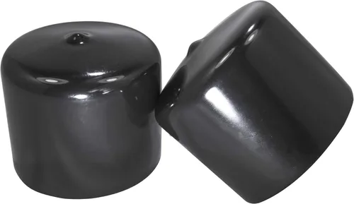 Miniatura 12 de Prescott Plastics Tapones de plástico flexibles de 1/2" (12.7 mm) de diámetro exterior, tapas redondas de tubo de metal negro, inserciones fuertes