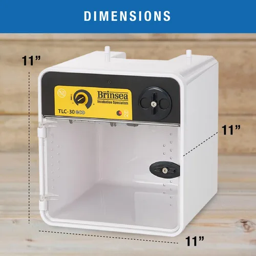 Miniatura 8 de Brinsea TLC-30 - Incubadora portátil ecológica para aves y recuperación, diseño compacto, calefacción y control de temperatura, criadora de mascotas