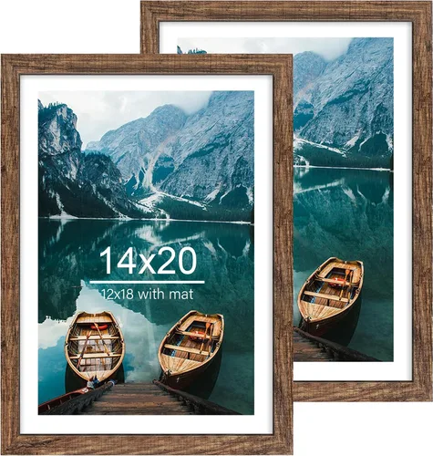 Miniatura 154 de Hongkee - Juego de 2 marcos de fotos, HK042515-MD5.5X8.5-BK(2PK)