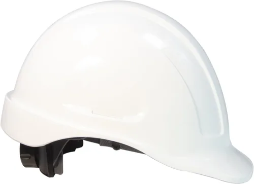 Miniatura 2 de JORESTECH Casco de Seguridad Duro Naranja de HDPE Estilo Gorra Casco con Suspensión de Trinquete Ajustable de 4 Puntos para Trabajo, Hogar y Blanco