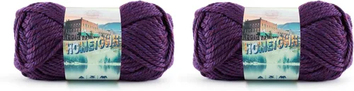 Miniatura 52 de Lion Brand Yarn Hometown - Ovillo de lana súper voluminoso para tejer, ganchillo y manualidades, 1 unidad, Phoenix Azalea