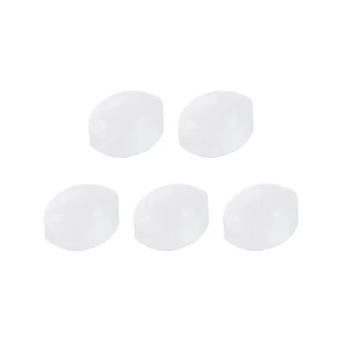 MECCANIXITY Agitador magnético mezclador barra de agitación 8 mm (0.31 ") x6mm forma de oliva PTFE imán de revestimiento blanco para laboratorio 5