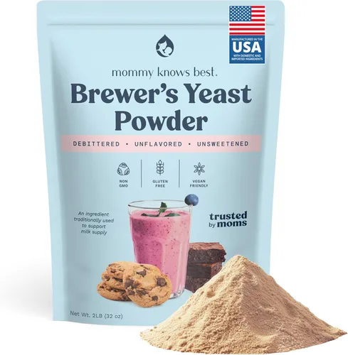 Miniatura 9 de Brewers Levadura en polvo para galletas de lactancia para lactancia materna - Suplemento de lactancia para aumentar la leche materna - Levadura