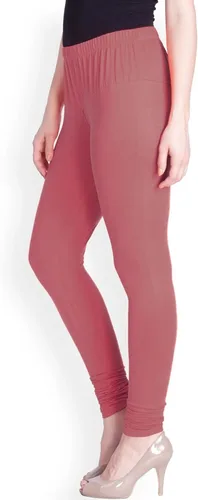 Miniatura 48 de ladyline Leggings Churidar elásticos de algodón para mujer Extra largos de longitud completa de cintura alta Talla regular y grande Pantalones