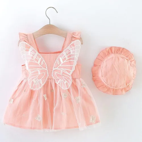 Miniatura 27 de Vestido tutú de verano para niñas pequeñas, sin espalda, vestido de princesa para fiesta de cumpleaños, vestido de verano con lazo floral