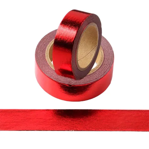Miniatura 7 de Cinta Washi de lámina, juego de 2 rollos de 15 mm x 10 m (5/8" x 393 pulgadas) Cinta Washi, cinta adhesiva para manualidades, suministros de cinta