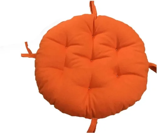 Miniatura 9 de Cojines de asiento redondos para exteriores con lazos, almohadillas para sillas de pana súper suaves, antideslizantes, herramientas para sillas