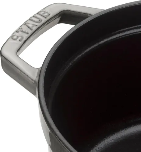 Miniatura 2 de STAUB Tostador de Hierro Fundido/Cocotte, Redondo, 13.4 in, 12,6 L, Gris Grafito
