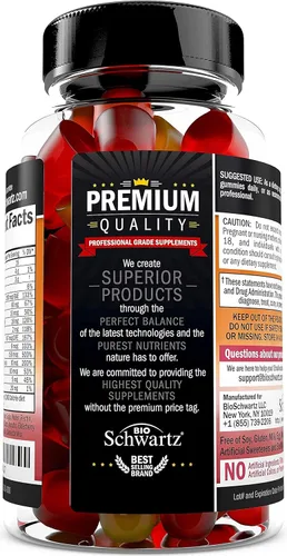Miniatura 5 de Gomitas multivitamínicas para mujer con vitamina A, C, B6, B12, vitaminas D y E para apoyo inmunológico, multivitamínico gomoso para mujeres