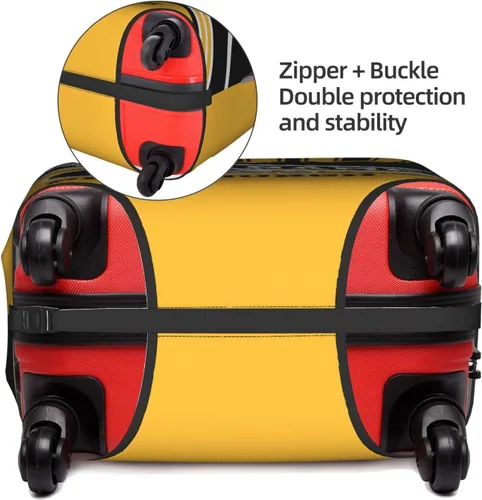 Miniatura 4 de Funda de equipaje personalizada, funda de maleta personalizada, diseña tu nombre y número, protector de equipaje elástico lavable, Pittsburgh