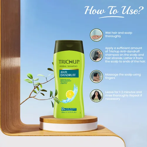 Miniatura 4 de Trichup Champú anticaspa (6.8 fl oz x 3) (paquete de 3)