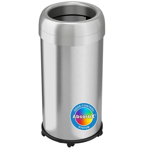 Miniatura 19 de iTouchless SoftStep - Cubo de basura y contenedor de reciclaje de 16 galones con filtros de olores dobles y cubos extraíbles codificados por Plata