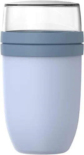 Miniatura 10 de Mepal Tarro de avena durante la noche – Mini – Práctica taza de yogur y taza de muesli – Compartimentos separados para yogur y muesli – Apto
