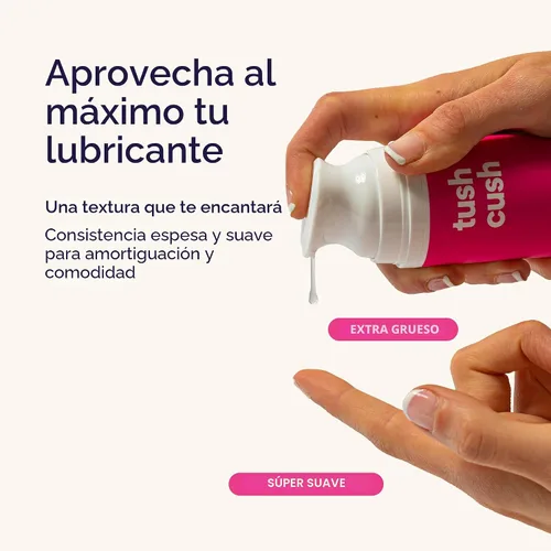 Miniatura 3 de Hello Cake Tush Cush, lubricante personal a base de silicona y agua, formulado para uso anal, lubricante híbrido para hombres, mujeres y parejas