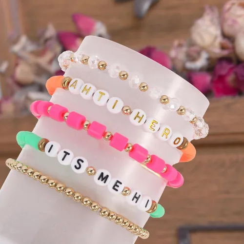 Miniatura 7 de QUNAN 5 Pcs Bracelet Singer Inspired Friendship Bracelet Set