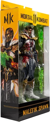 Miniatura 9 de McFarlane Toys Mortal Kombat Malefik Spawn - Figura de acción de 7 pulgadas con accesorios