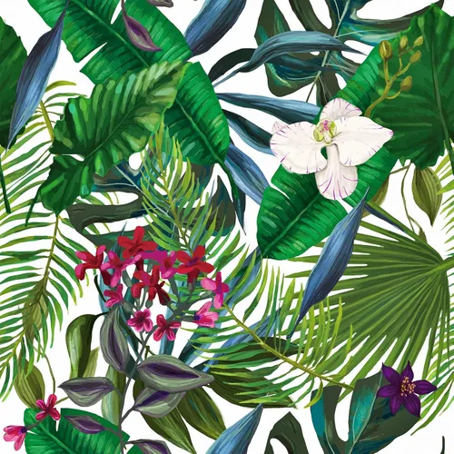 Papel tapiz botánico para despegar y pegar, papel de contacto floral verde para paredes, autoadhesivo para plantas, hojas, selva, papel tapiz