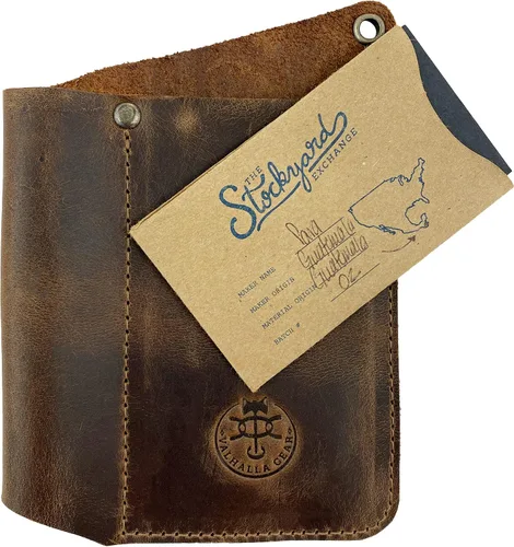 Miniatura 7 de Funda para herramientas hecha a mano de cuero de grano completo, soporte multiherramienta, funda para cuchillos, accesorios de camping y exteriores