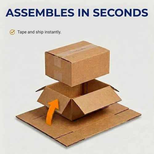 Miniatura 5 de BOX USA Cajas de envío medianas de 12 pulgadas de largo x 9 pulgadas de ancho x 5 pulgadas de alto, paquete de 25 cajas de cartón corrugado